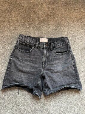 EVERLANE WOMENS BLACK RELAXED SHORT SIZE 26